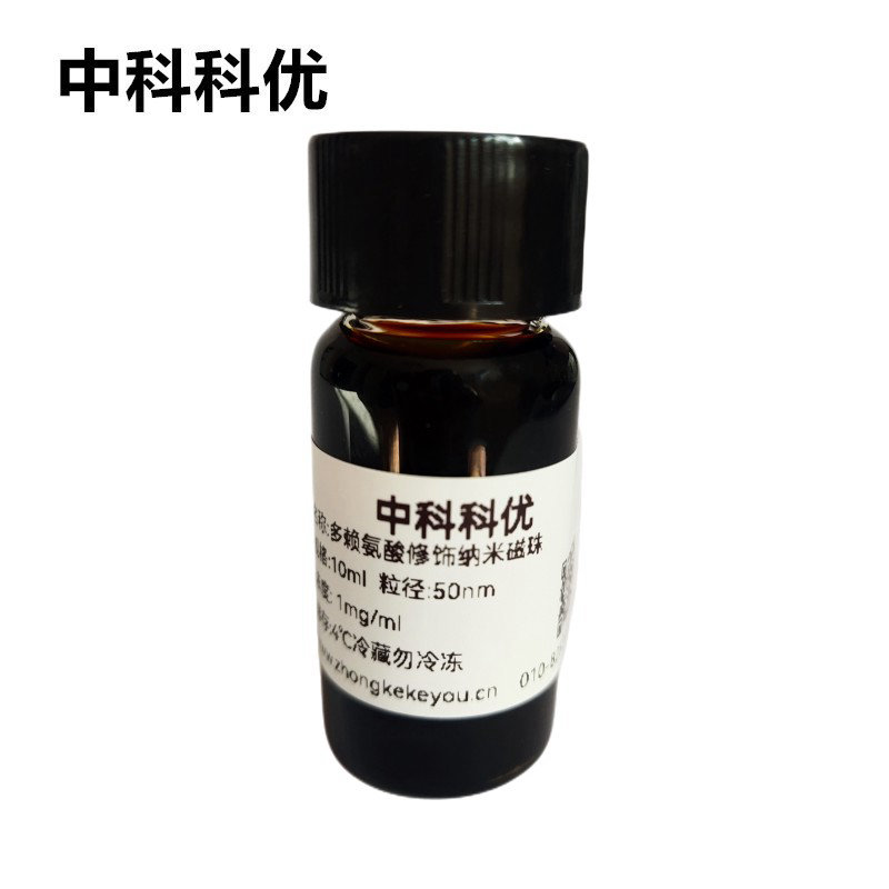 中科科优 多聚赖氨酸修饰磁珠 多聚赖氨酸修饰四氧化三铁磁性纳米颗粒 多规格